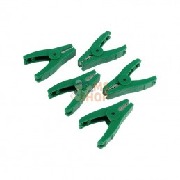400211GAL; GALLAGHER; 5 clips type crocodile, vert; pièce detachée