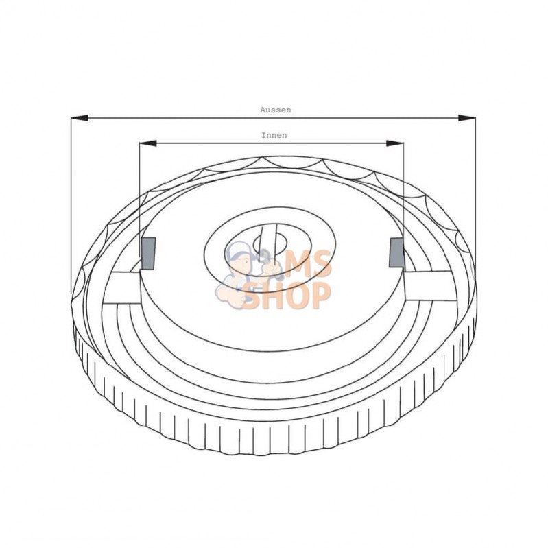 G524200061020; FENDT; Bouchon de réservoir; pièce detachée G524200061020; FENDT; Bouchon de réservoir; pièce detachée