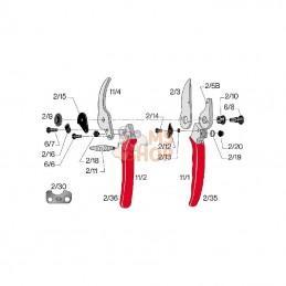 ES8811; FELCO; Sécateur Felco no. 11; pièce detachée