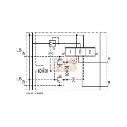 PVG32157B6238; DANFOSS; Module de base PVB 157-B-6238; pièce detachée