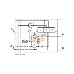 PVG32157B6238; DANFOSS; Module de base PVB 157-B-6238; pièce detachée