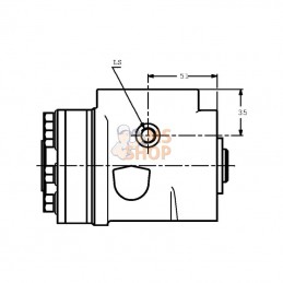 OSPC160CN1500178; DANFOSS; Orbitrol; pièce detachée