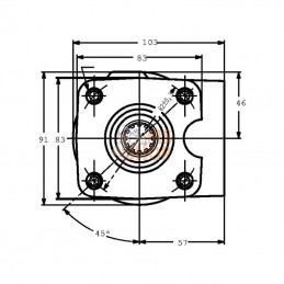 OSPC125LS1508236; DANFOSS; Orbitrol; pièce detachée