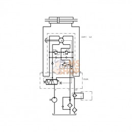 OLSA80; DANFOSS; Valve prioritaire 152B0016 Int.; pièce detachée