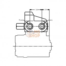 OLSA80; DANFOSS; Valve prioritaire 152B0016 Int.; pièce detachée