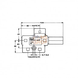 OLS80A; DANFOSS; Valve prioritaire 152B0265 Ext.; pièce detachée