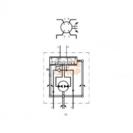 OSPB80ON1500040; DANFOSS; Orbitrol; pièce detachée