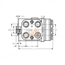 OSPB80ON1500040; DANFOSS; Orbitrol; pièce detachée