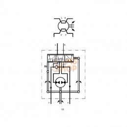 OSPB315ON1500045; DANFOSS; Orbitrol; pièce detachée