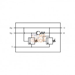 FPMSEPDP383510; FLUIDPRESS; Vanne de déchargement FPMSE PD P 3/8 35 10; pièce detachée