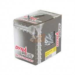 USPKTX454530VZ; DYNAPLUS; Vis 4.5x45mm TX25 fraisée, acier carbone DYNAPLUS; pièce detachée