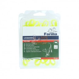 308001FA; FARMA; Bracelets velcro jaune, 10x; pièce detachée