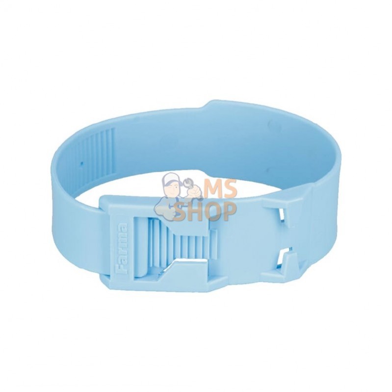 308012FA; FARMA; Bracelet plastique bleu, 37 cm; pièce detachée