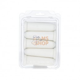 505012FA; FARMA; Calf teat Super, X-pierced, white, 100mm / 5pcs blister; pièce detachée