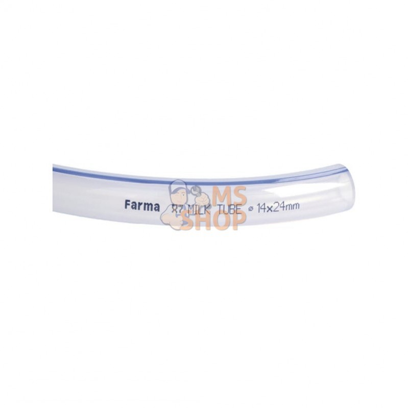 609005FA; FARMA; Tuyau à lait PVC 14/24, 0,8 m; pièce detachée