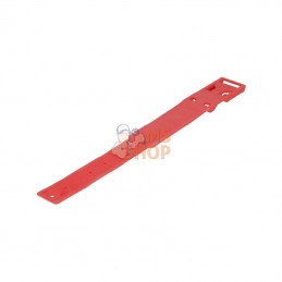 308011FA; FARMA; Bracelet plastique rouge, 37 cm; pièce detachée