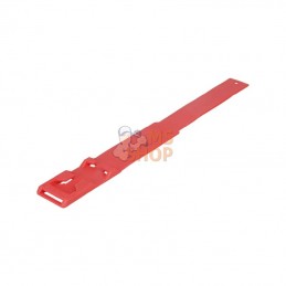 308011FA; FARMA; Bracelet plastique rouge, 37 cm; pièce detachée