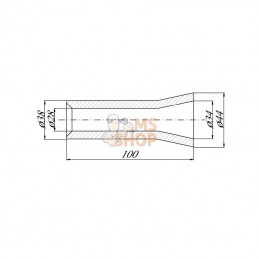 FT1010; KRAMP; Douille conique; pièce detachée