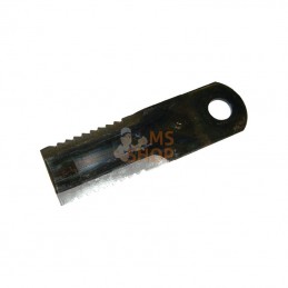 0007557840KR; KRAMP; Jeu de 10 couteaux d20 50x173mm ép4 Faucillé 2faces p/CLAAS; pièce detachée