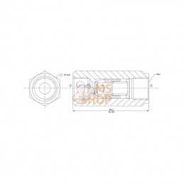 RS065G04; DANFOSS; Clapet anti-retour RS06/5G-04; pièce detachée