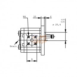PLP1015D081E1; CASAPPA; Pompe PLP10.1,5D0-81E1-LBB/BA-; pièce detachée