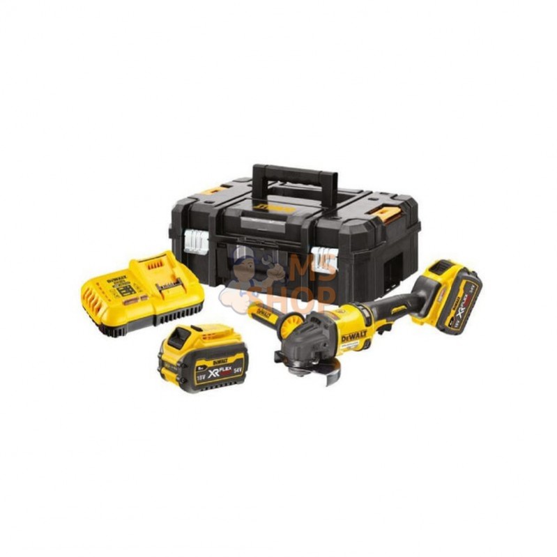 DCG418T2QW; DEWALT; Meuleuse Ø125mm XR 54V 2Ah + 2 batteries; pièce detachée