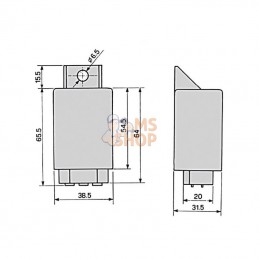 1900740000; COBO; Relais de clignotant Cobo; pièce detachée