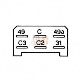 1900740000; COBO; Relais de clignotant Cobo; pièce detachée