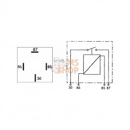 AV180298000; COBO; Relais 12 V 70 A; pièce detachée