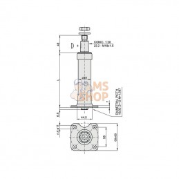 COTPB400; COBO; Colonne de direction CSF0110400C; pièce detachée