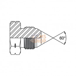 PS24; KRAMP; Bouchon obturateur M24x1,5 JIS; pièce detachée