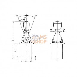 PVREL155U2600; DANFOSS; Couvercle PVREL 155U2600; pièce detachée