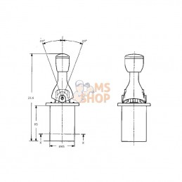 PVREL155U2600; DANFOSS; Couvercle PVREL 155U2600; pièce detachée