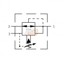 PRMP064EN100; DANFOSS; Clapet de réduction PRMP 064 /; pièce detachée