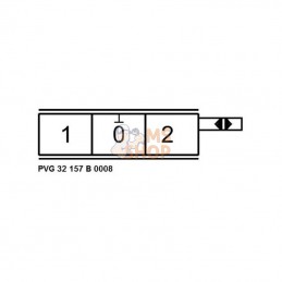 PVG32157B0008; DANFOSS; Hydr. Commande PVH 157-B-0008; pièce detachée