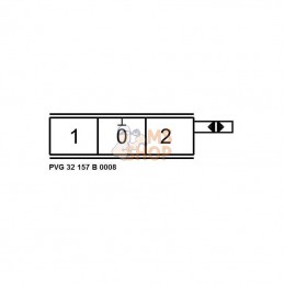 PVG32157B0008; DANFOSS; Hydr. Commande PVH 157-B-0008; pièce detachée