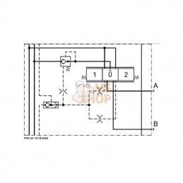 PVG32157B6206; DANFOSS; Module de base PVB 157-B-6206; pièce detachée
