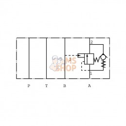 CB10HVM03005; DANFOSS; Valve d'équilibrage CB10HV1B1E100B00 NG06; pièce detachée