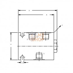CP3411003; DANFOSS; Diviseur de débit A 12 70 B; pièce detachée