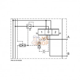 PVG32157B6230; DANFOSS; Module de base PVB 157-B-6230; pièce detachée