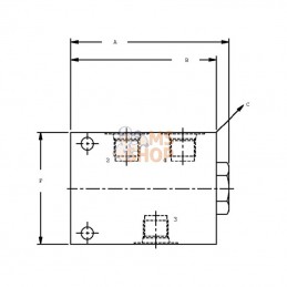 CP3401002; DANFOSS; Diviseur de débit A 08 30 B; pièce detachée
