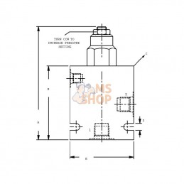 CB10HV1B1E1001; DANFOSS; Valve d'équilibrage 1X CB10HV1B1E1 A06; pièce detachée