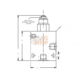 CB10HV1B1E1001; DANFOSS; Valve d'équilibrage 1X CB10HV1B1E1 A06; pièce detachée