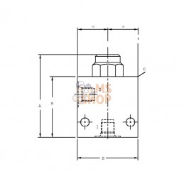 CP2112001; DANFOSS; Régulateur de pression; pièce detachée