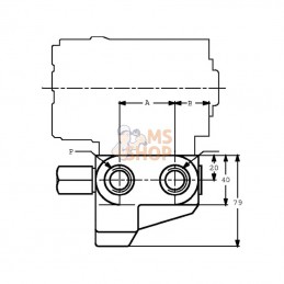 OLSA40; DANFOSS; Valve prioritaire 152B0002 Int.; pièce detachée