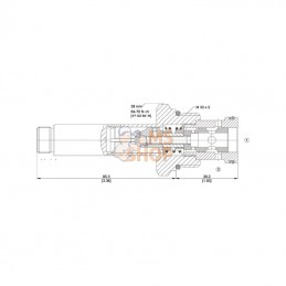 EDH12NA001; DANFOSS; Distributeur 2/2 EDH12/NA-24CA-DG 3/4; pièce detachée