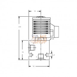 SPV12NOR003; DANFOSS; Vanne 2/2 SVP12-NCR-220A-DN-PN-B-6B; pièce detachée