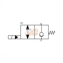 SPV12NOR003; DANFOSS; Vanne 2/2 SVP12-NCR-220A-DN-PN-B-6B; pièce detachée