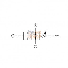 VDP06NCE2SE08; DANFOSS; Soupape hydraulique 2/2 1/2" VDP 06 Normalement fermée; pièce detachée