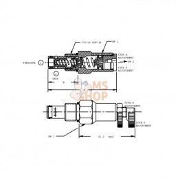 CP2102B0ED; DANFOSS; Régulateur de pression cart.; pièce detachée